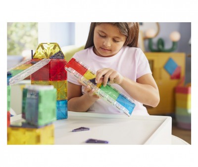 Costruzioni Magnetiche Magna-Tiles Rail Racers Deluxe 90pz.