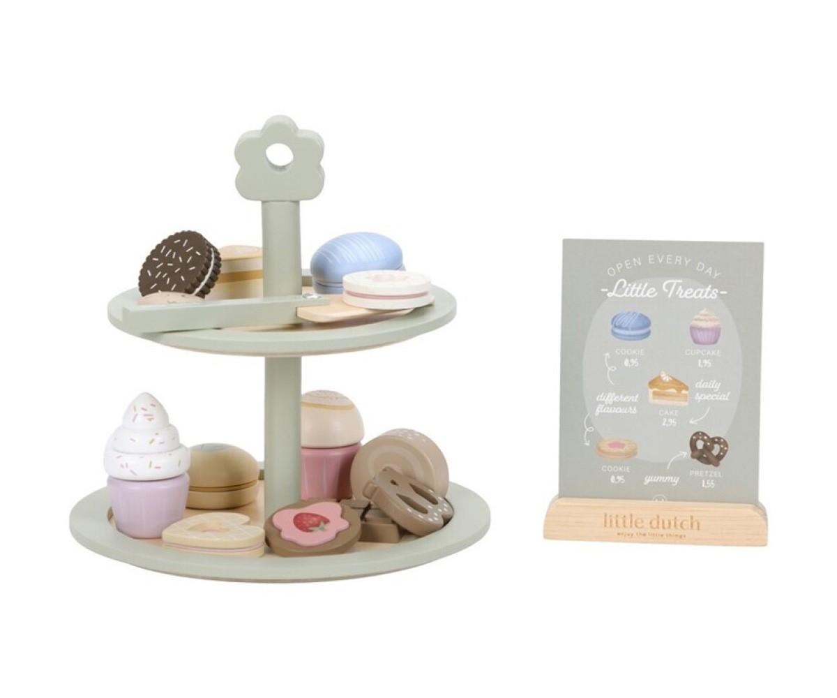Soporte para Pasteles de Madera FSC