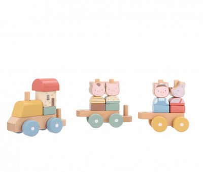 Tren Little Pigs Family Personalizable