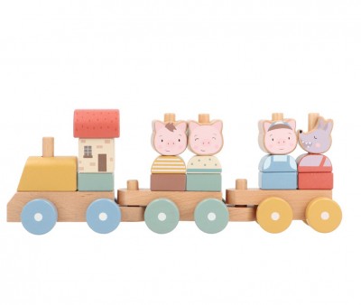 Trenino Little Pigs Family Personalizzabile