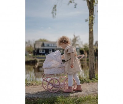 Carrito para Muecas Metal Soft Flowers