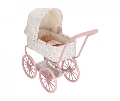 Carrito para Muecas Metal Soft Flowers