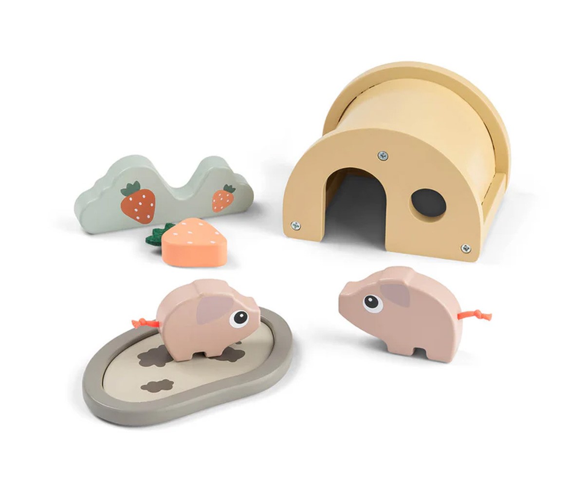 Set de Madera Tiny Farm Pigee
