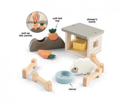 Set de Madera Tiny Farm Sheepy