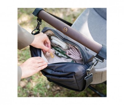 Bolso Acolchado para Carro Beb Black