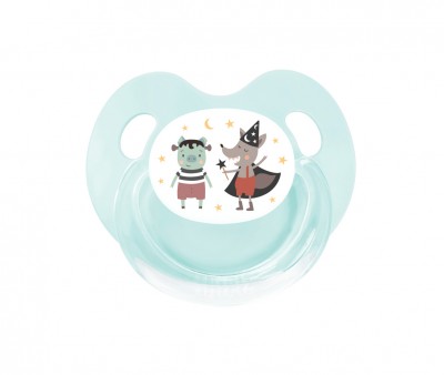Chupete Retro Aqua Cerdito Halloween