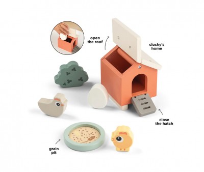 Set de Madera Tiny Clucky