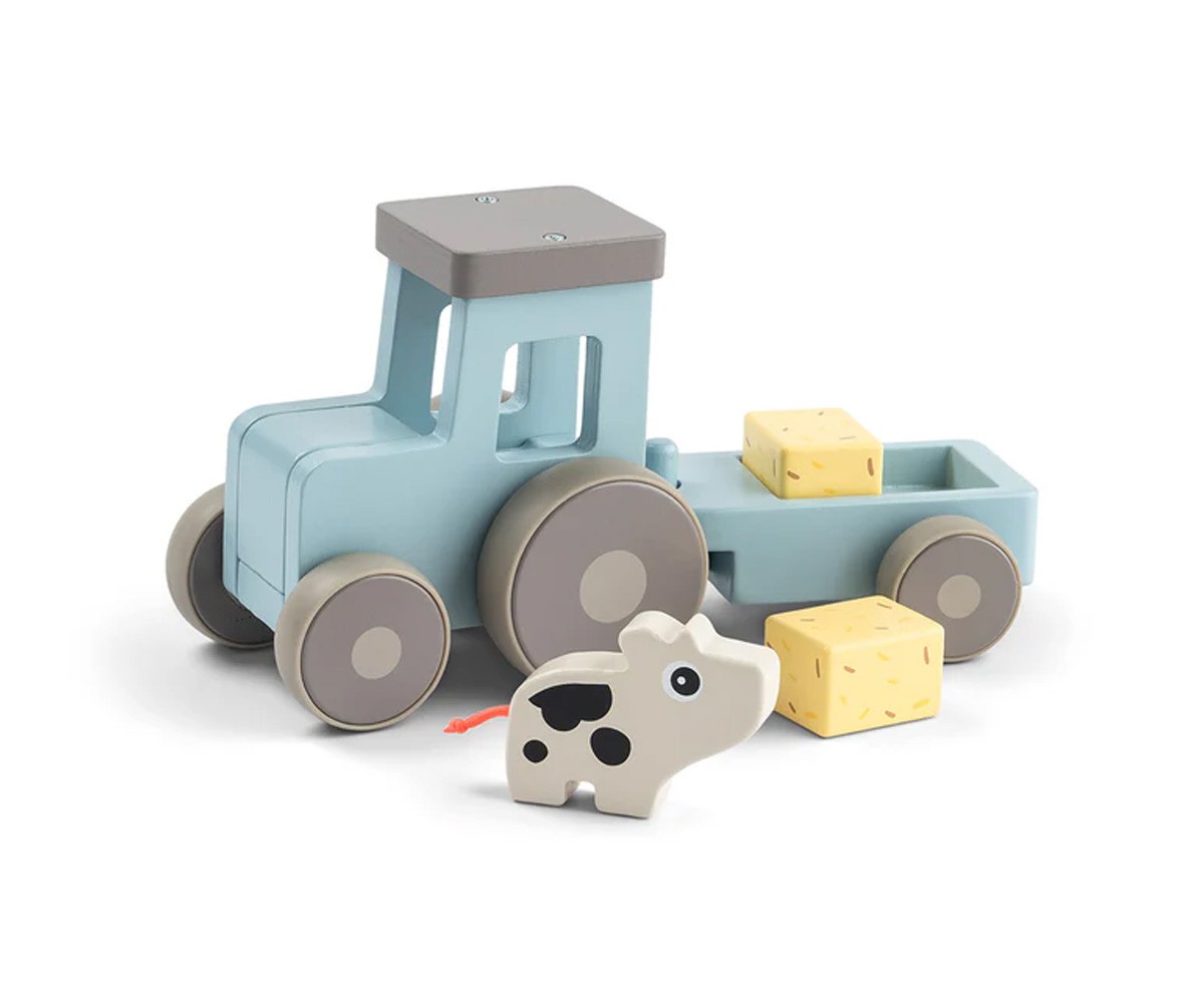 Tracto de Madera Tiny Farm Dotti Azul