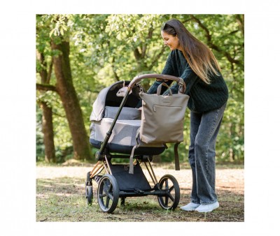 Mochila Cambiador Taupe