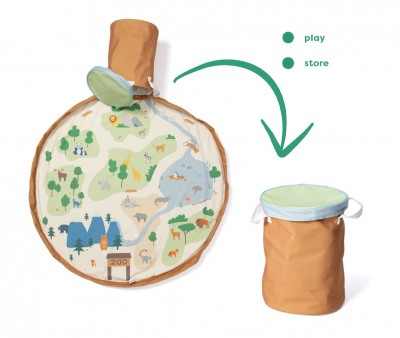 Tappeto da Gioco/Organizer Soo Zoo