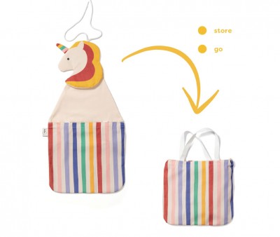 Organizador Pared + Bolsa Toto Unicorn