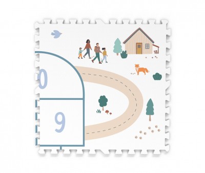 Tappeto Gioco EEVAA Tiloo Puzzle Hopscotch