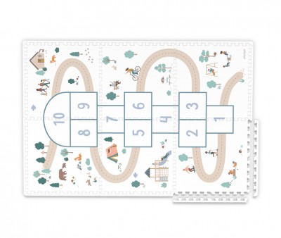 Tappeto Gioco EEVAA Tiloo Puzzle Hopscotch
