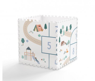 Tappeto Gioco EEVAA Tiloo Puzzle Hopscotch