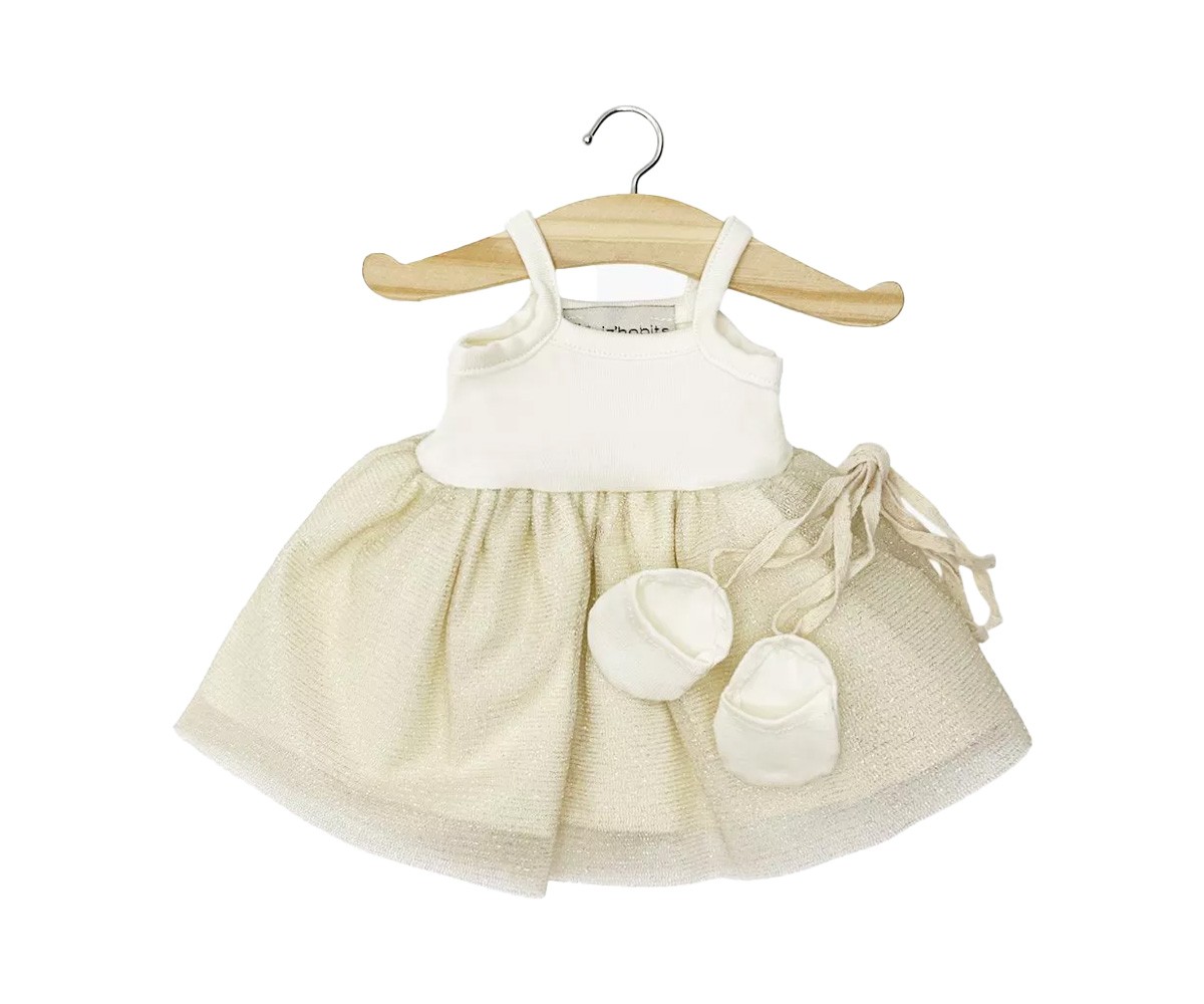 Abito tut e Scarpe da Danza Rosella Milk Dor Bambole Minikane