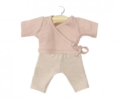 Top Incrociato Canal e Leggins Bambole Minikane