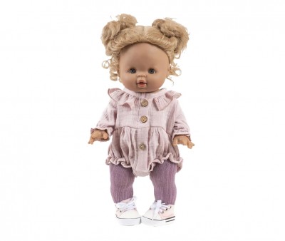 Pelele Lonore Gasa de Algodn Orchid Pink para Mueco Gordis