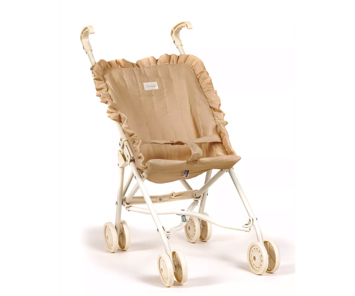 Silleta Grande para Muecas con Volantes Cream Chassis