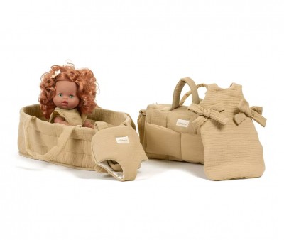 Bolsa Canastilla Latte para Muecos