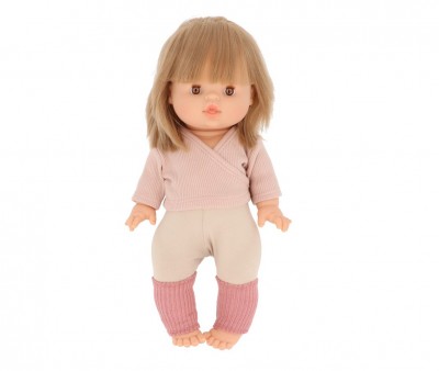 Bambola Gordis Zoe con Top Incrociato, Leggins e Scaldamuscoli