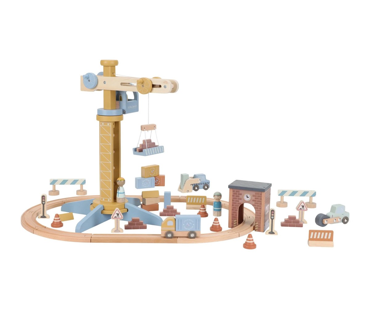 Set de Construccin con Gra de Madera FSC