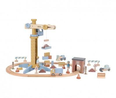 Set de Construccin con Gra de Madera FSC