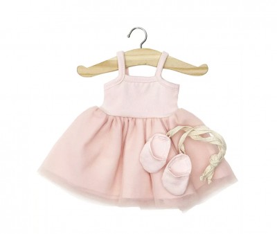 Abito tut e Scarpe da Danza Rosella Rose Pale Bambole Minikane