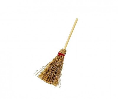Costume Strega di Halloween Les P'tits Dguiz con Cappello e Scopa Bambole Minikane