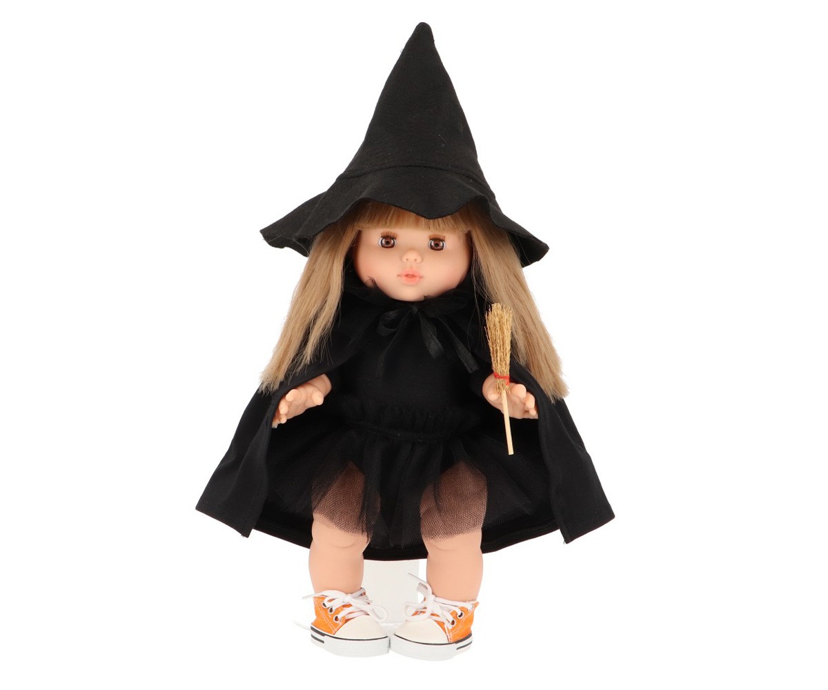 Bambola Gordis Nina Halloween con Mantello e Komvers arancioni
