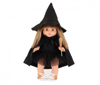 Bambola Gordis Nina Halloween con Mantello e Komvers arancioni