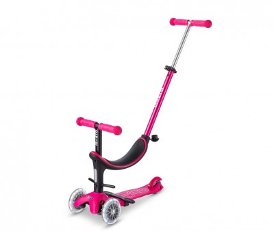Patinete Mini Micro 2 Grow Deluxe LED Rosa Nuevo
