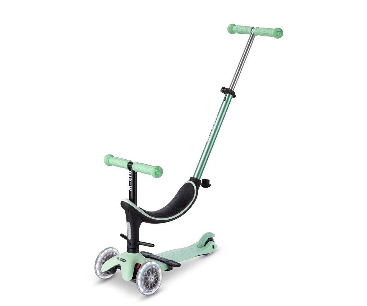 Patinete Mini Micro 2 Grow Deluxe LED Menta Nuevo