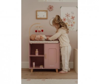 Mueble Cambiador Soft Flowers para Muecas FSC