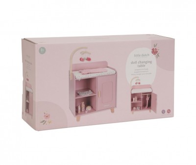 Mueble Cambiador Soft Flowers para Muecas FSC