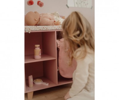 Mueble Cambiador Soft Flowers para Muecas FSC
