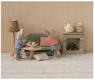 Mesa de caf oval Natural Mouse