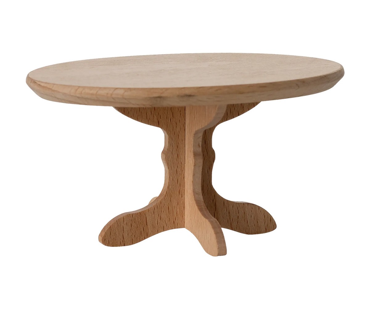 Mesita de Caf Oval Ratn Natural Hermano/a Pequeos