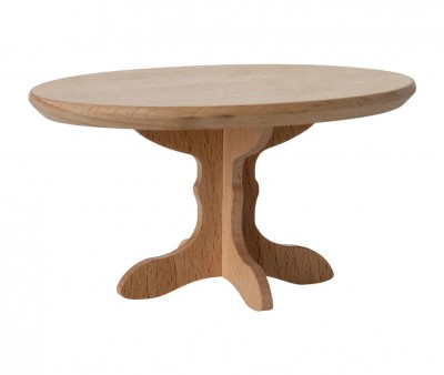 Mesita de Caf Oval Ratn Natural Hermano/a Pequeos