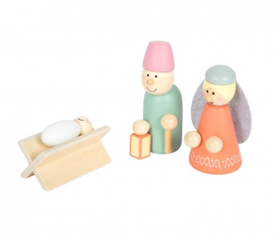 Beln de Madera Cuento de Navidad