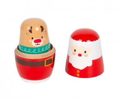 Matrioskas de Navidad