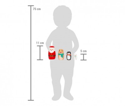 Matrioskas de Navidad