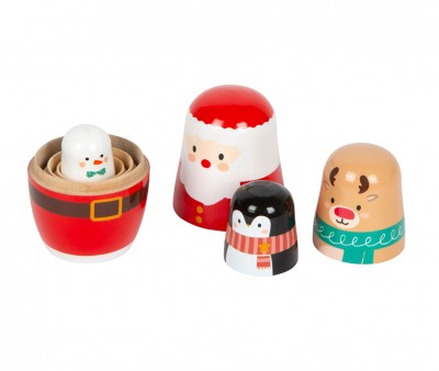 Matrioskas de Navidad