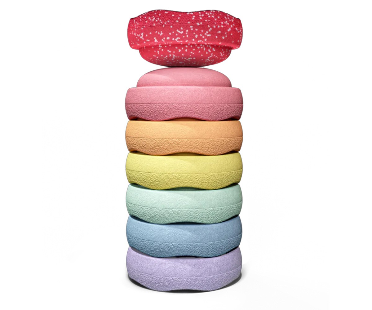 Set Rubor Special Stapelstein MINI Rainbow Pastel 7