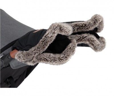 Manoplas Trmicas Impermeables para Carrito Furry Black
