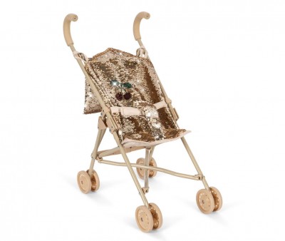 Passeggino Bambole Paillettes Cherry