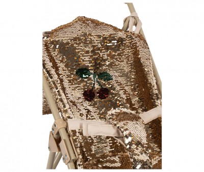Passeggino Bambole Paillettes Cherry