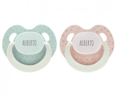 Chupetas Personalizadas Retro Slimline Leaves