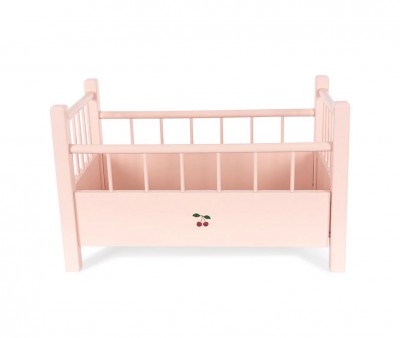 Lettino Bambole Legno Pink