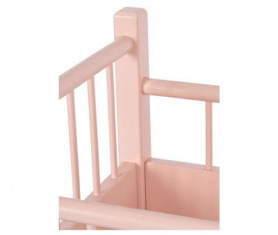 Lettino Bambole Legno Pink