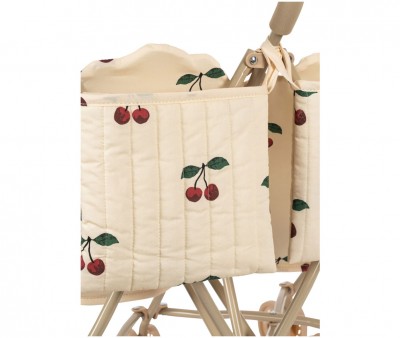 Passeggino Gemellare Bambole Ma Grande Cerise